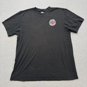 Independent Truck T-Shirt Men's Large Black Graphic Short Sleeve Skater USA